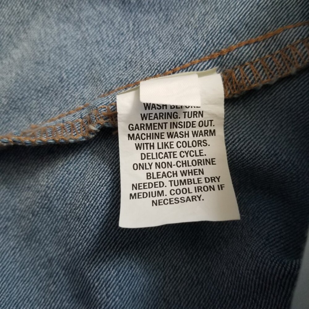 Barefoot Treadle denim jacket 1X - Picture 6 of 8